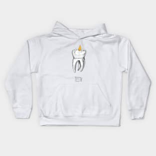 Candle teeth Kids Hoodie